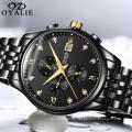 Luxury Brand OYALIE Watch Men Mechanical Wrist Watch High Quality Accurate Time Movement Clock Fashion Stainless Steel Men Watch